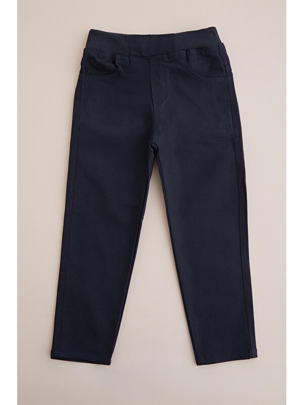 Fullamoda Beli Bağcıklı Gabardin Kumaş Unisex Çocuk Pantolon