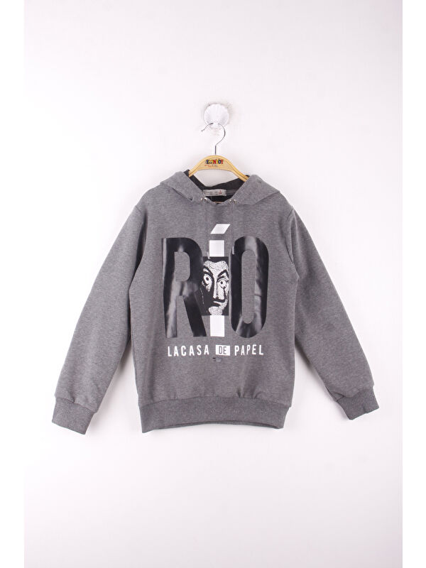 Toontoykids Erkek Çocuk La Casa Baskılı Sweatshirt