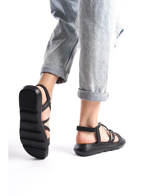 D841 Günlük Ortopedik Kadın Sandalet - Görsel 4