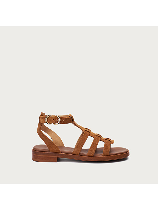 Frau Kadın Sandalet 87B7 VELOUR-S