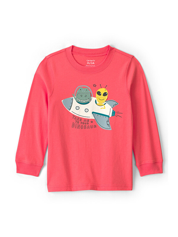 Carter's Küçük Erkek Çocuk Tshirt 2 Yaş-5 Yaş Turuncu