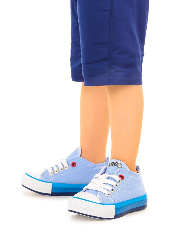 Tinna Bağcıklı Erkek Bebek Keten Spor Ayakkabı - Görsel 3