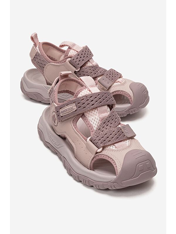 Mnpc Unisex Çocuk Pudra Lila Günlük Sandalet