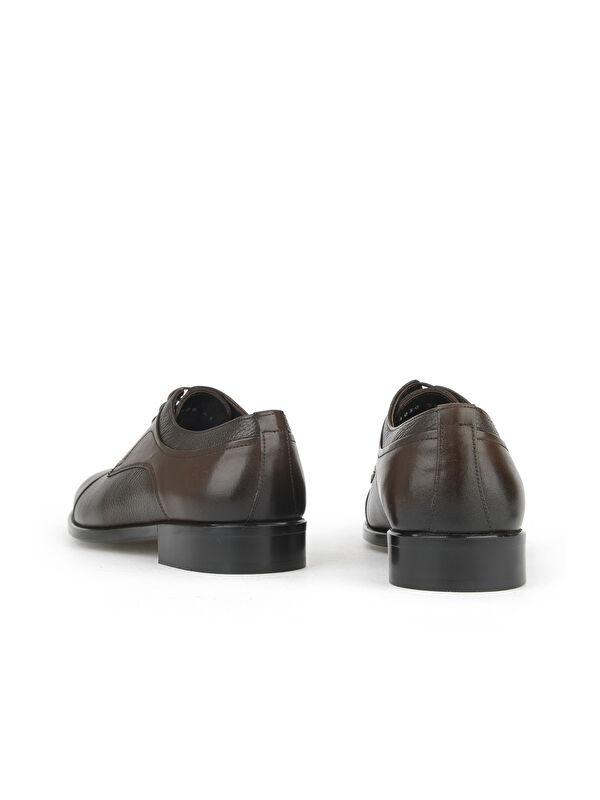 Erkek Hakiki Deri Ayakkabı 15350Z1030 Kahve - Görsel 4