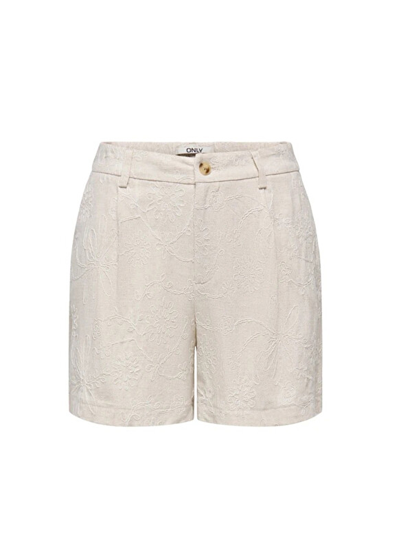 Only Onlsiesta Regular Fit Yüksek Bel İşlemeli Short  15374119