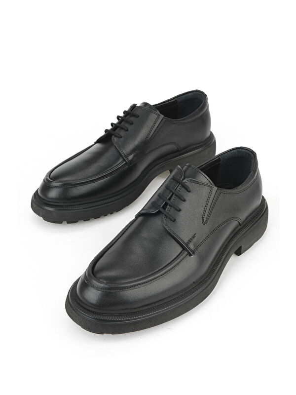 Erkek Hakiki Deri Ayakkabı 1531007Z4203 Siyah - Görsel 6
