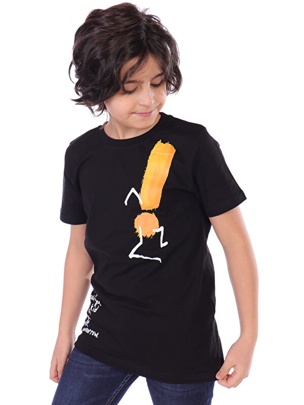 Toontoykids Erkek Çocuk Yazı Baskılı Tişört