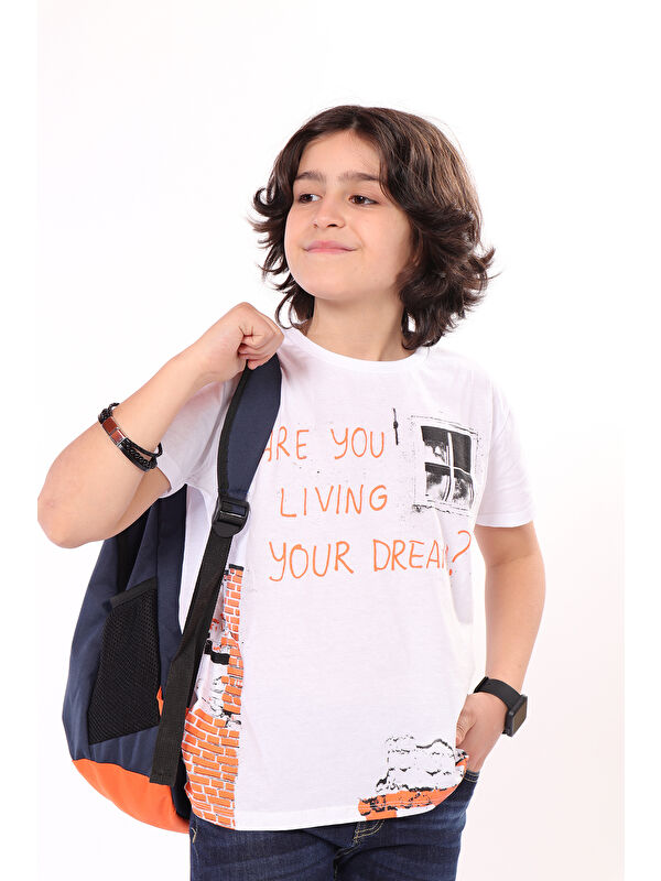 Toontoykids Erkek Çocuk Baskılı Tişört