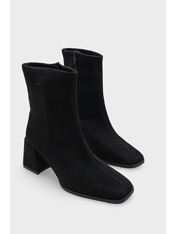 Helge Kadın Mat Siyah Bot - Görsel 3