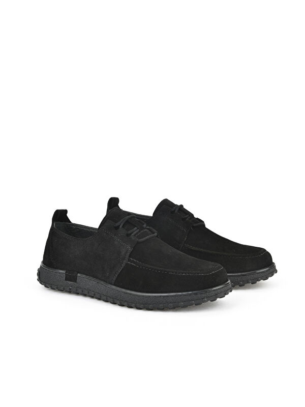 Erkek Hakiki Deri Ayakkabı 1511040ZY18254 Siyah - Görsel 3