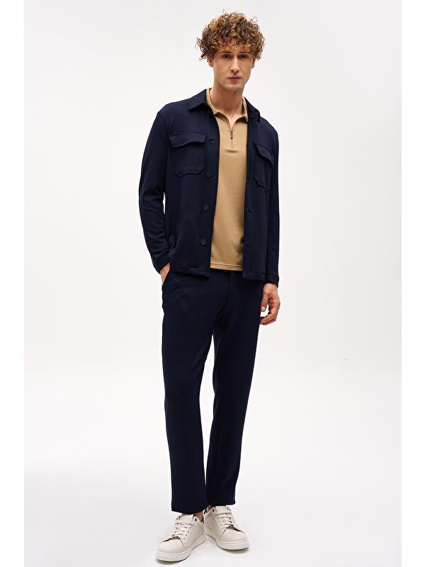 igs Erkek Lacivert Slim Fit / Dar Kalıp Takım Elbise