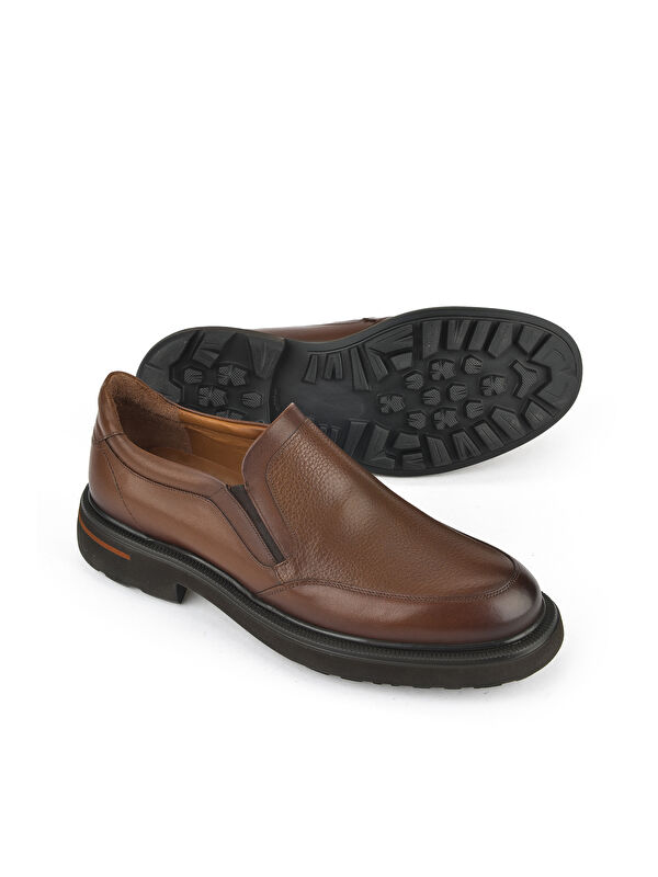 Erkek Hakiki Deri Ayakkabı 153745Z30412 Taba - Görsel 5