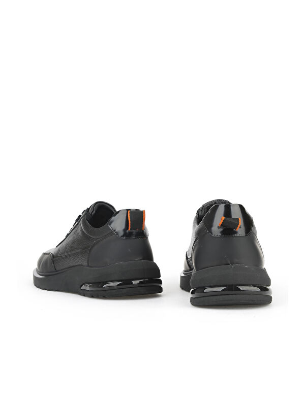 Erkek Hakiki Deri Ayakkabı 1531025Z2048 Siyah - Görsel 4