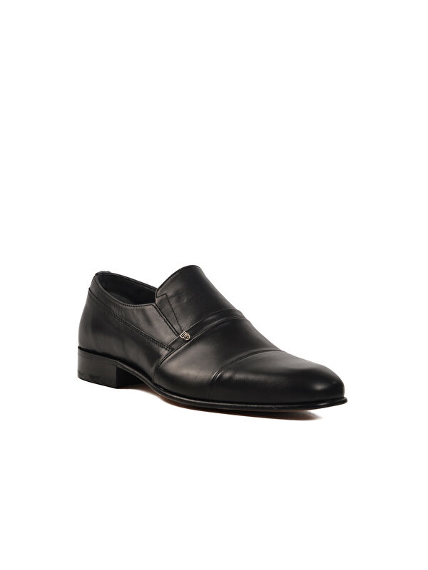 Siyah Hakiki Deri Erkek Klasik Ayakkabı 02537 M - Görsel 4