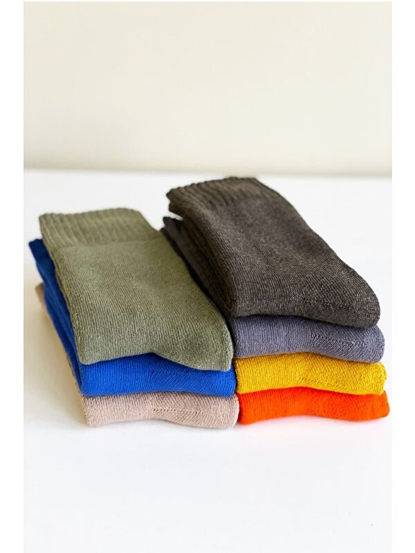 BGK 7'li Unisex Kışlık Havlu Çorap Pamuklu
