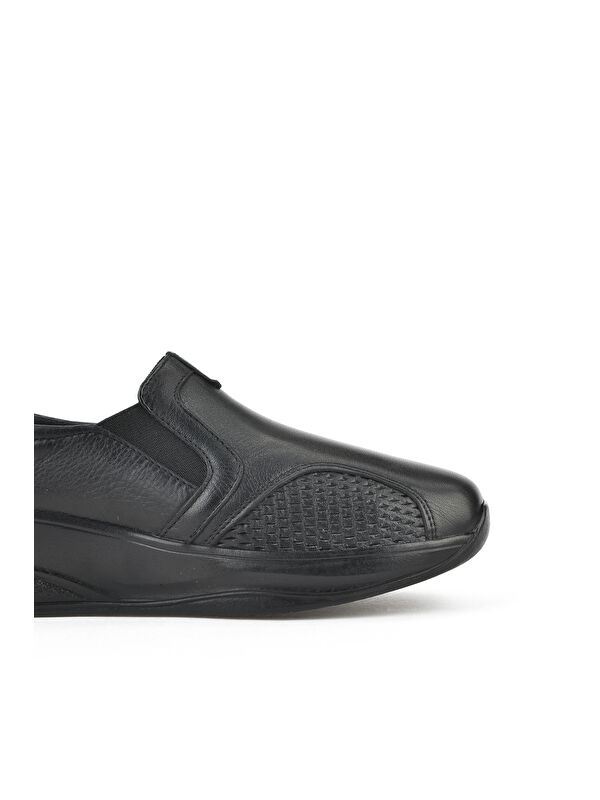 Kadın Hakiki Deri Konfor Ayakkabı 15355Z2665 Siyah - Görsel 6