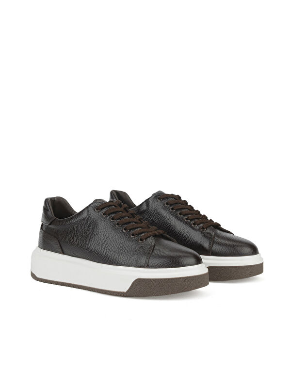 Erkek Hakiki Deri Ayakkabı 1531023Z1002 Kahve - Görsel 3