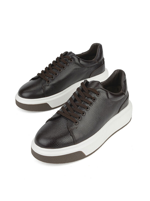 Erkek Hakiki Deri Ayakkabı 1531023Z1002 Kahve - Görsel 6