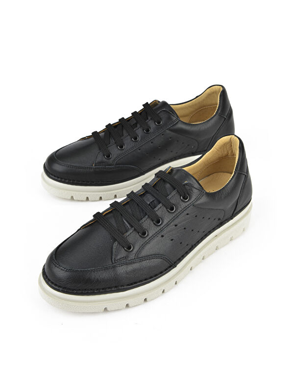 Kadın Hakiki Deri Sneaker 1511035Z6203 Siyah - Görsel 6