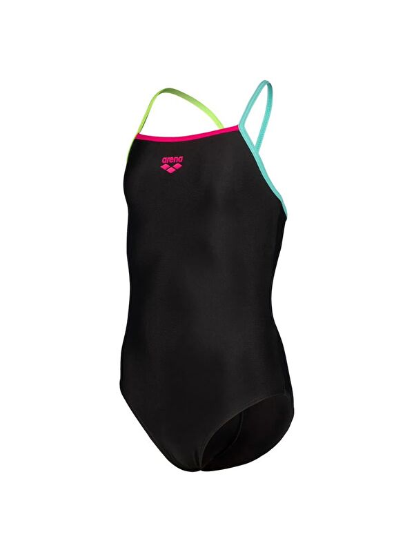 Arena Swimsuit Light Drop Solid Çocuk Siyah Yüzücü Mayosu 005919569