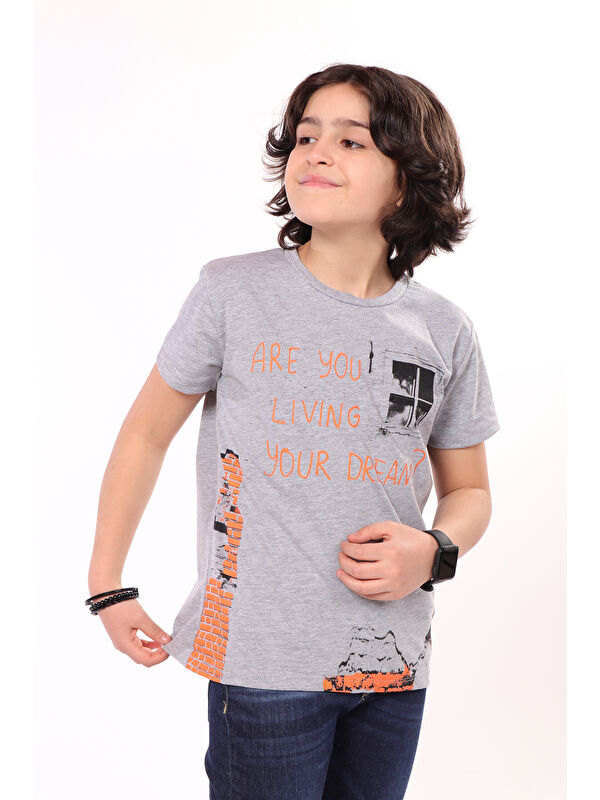 Toontoykids Erkek Çocuk Baskılı Tişört