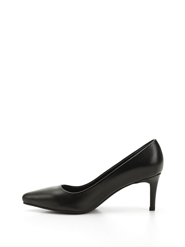 Gonderi(r) Bej Gonderi(r) Sivri Burun Kadın İnce Topuklu Hakiki Deri Stiletto