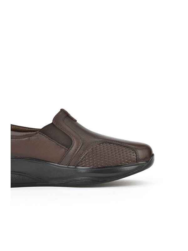 Kadın Hakiki Deri Konfor Ayakkabı 15355Z2665 Kahve - Görsel 6