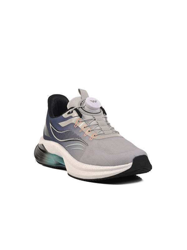 Gri Memory Foam Misina Bağcıklı Erkek Spor Ayakkabı Rada M - Görsel 4