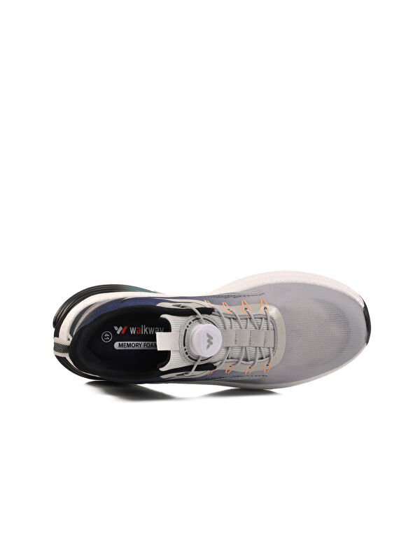 Gri Memory Foam Misina Bağcıklı Erkek Spor Ayakkabı Rada M - Görsel 5