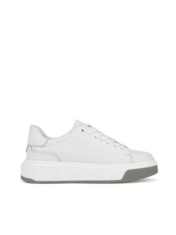 Erkek Hakiki Deri Ayakkabı 1531023Z1002 Beyaz - Görsel 2