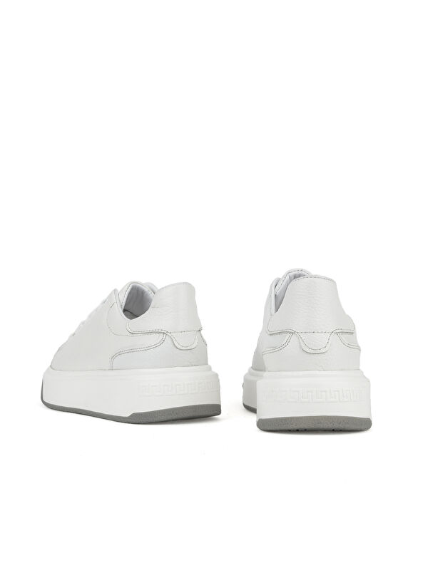 Erkek Hakiki Deri Ayakkabı 1531023Z1002 Beyaz - Görsel 4