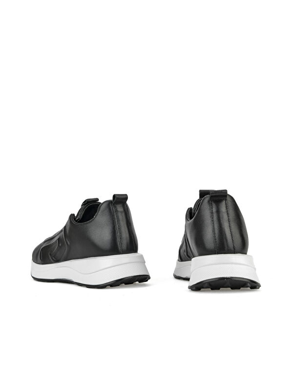 Kadın Hakiki Deri Sneaker 1531050Z26802480PK Siyah - Görsel 4