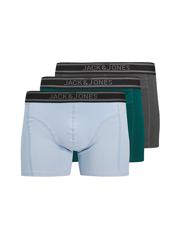 Jack & Jones Additionals Jacaiden Pamuklu Logolu 3 Pack Boxer 12268485