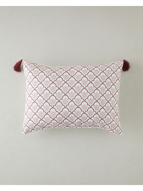 English Home Liora Dolgulu Kırlent 35x50 cm Pembe