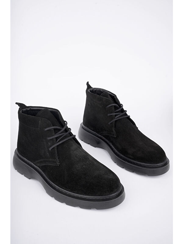 HENRY Bağcıklı Hakiki Deri Rahat Taban Erkek Chelsea Bot - Görsel 3