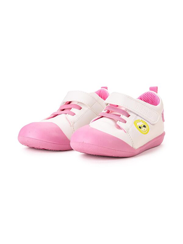 Smile Cırtlı Kız Bebek İlk Adım Ortopedik Günlük Ayakkabı - Görsel 4