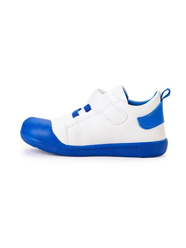 Smile Cırtlı Erkek Bebek İlk Adım Panduf Ayakkabı - Görsel 3