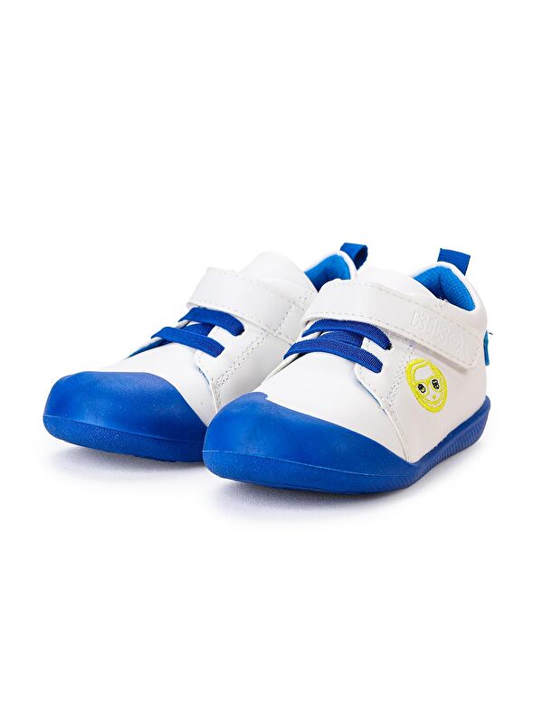 Smile Cırtlı Erkek Bebek İlk Adım Panduf Ayakkabı - Görsel 4