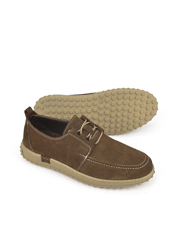 Erkek Hakiki Deri Ayakkabı 1511040ZY18254 Kum - Görsel 3