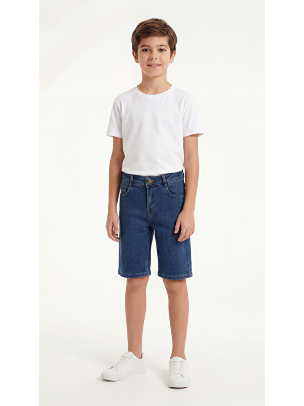 Mışıl Kids Basic Erkek Çocuk Jean Şort