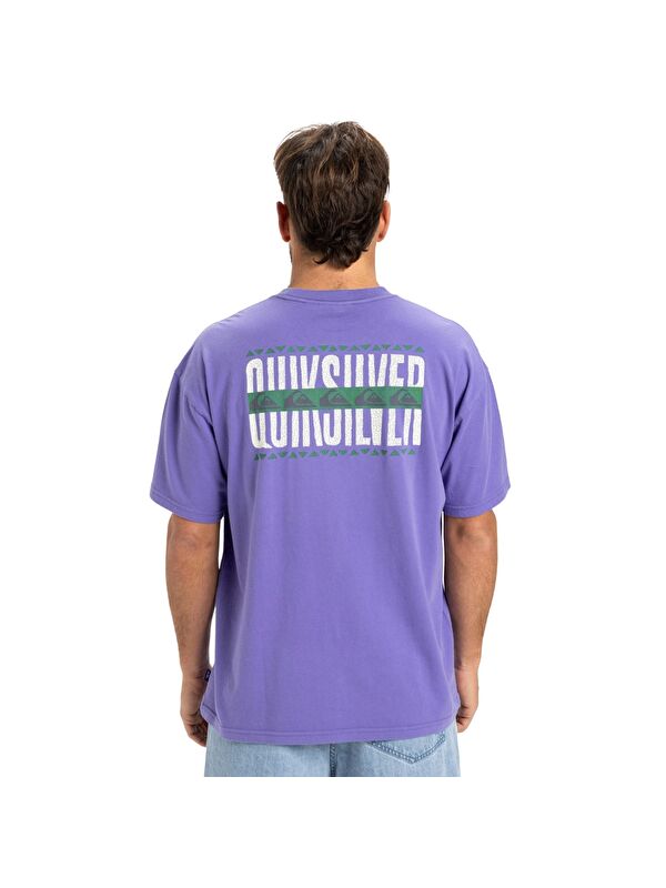 Quiksilver Gh Qs World Force Erkek Mor Tişört