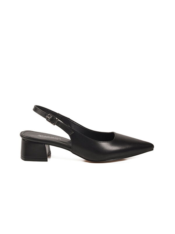 Ayakmod Siyah Ayakmod Abiye Kadın Topuklu Ayakkabı 323101 Z