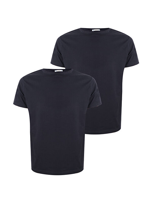 Koza İç Giyim Gri Erkek 2'li Basic Elastanlı T-Shirt - S000308313-33408 |