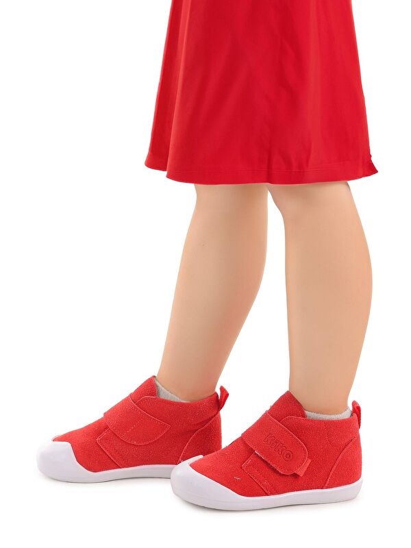 Winnie İlk Adım Cırtlı Kız Bebek Günlük Bot Ayakkabı - Görsel 3