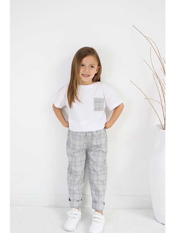 Miababy Ekose Pantolon