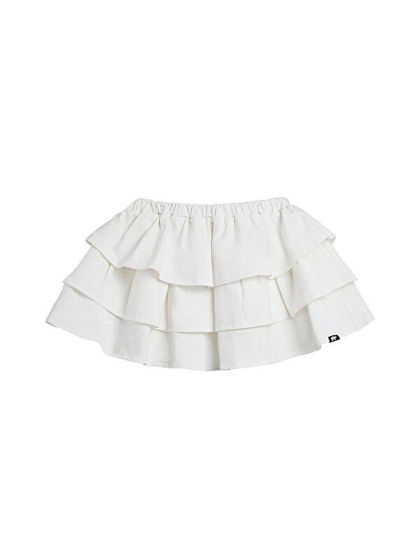 Bad Bear Frill Beyaz Kız Çocuk Etek