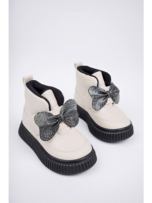 NİXİE Kaymaz Taban Rahat Kalıp Cırtlı ve Fiyonklu Çocuk Kışlık Bot - Görsel 3