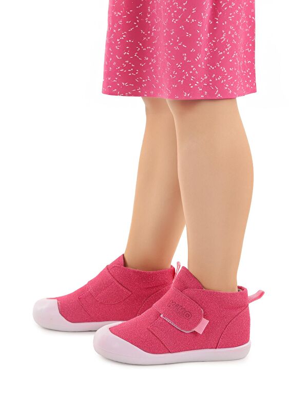 Winnie İlk Adım Cırtlı Kız Bebek Günlük Bot Ayakkabı - Görsel 3