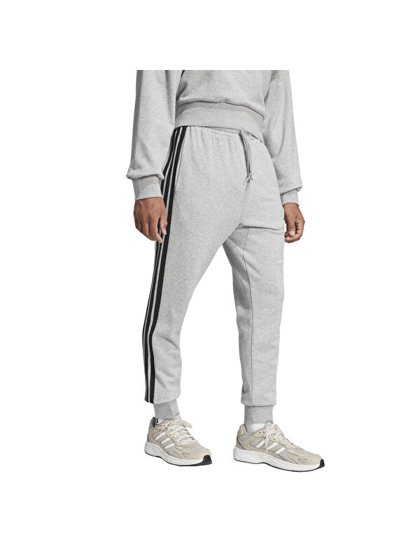Adidas 3S Ft Tc Pt Erkek Gri Jogger Eşofman Altı