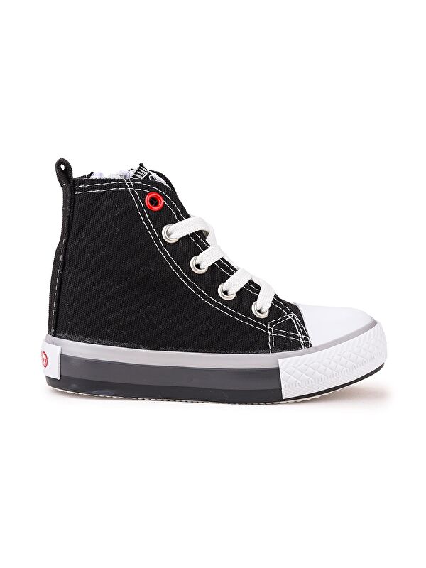 Tinna Bağcıklı Erkek Bebek Boğazlı Keten Spor Ayakkabı - Görsel 4